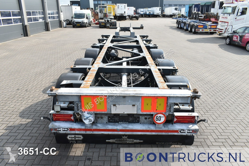 Semitrailer Van Hool A3C002 2x20-30-40-45ft HC...