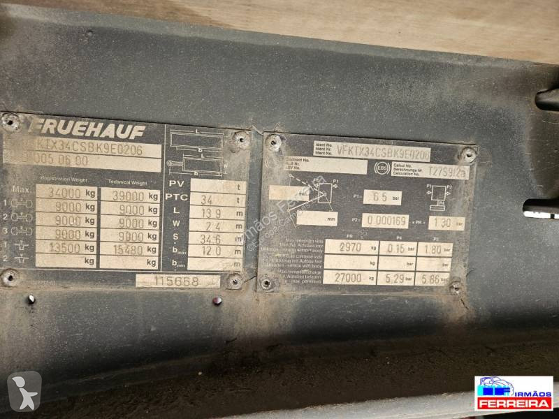 Semitrailer Fruehauf Teto de levantar