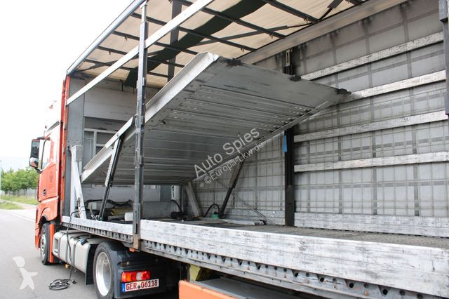 Semitrailer Fliegl SDS 350 SAF Lift TOP Rampen...