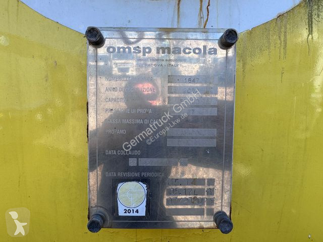 Semiremorca  Omsp Macola Gastank 55.000 Liter GPL