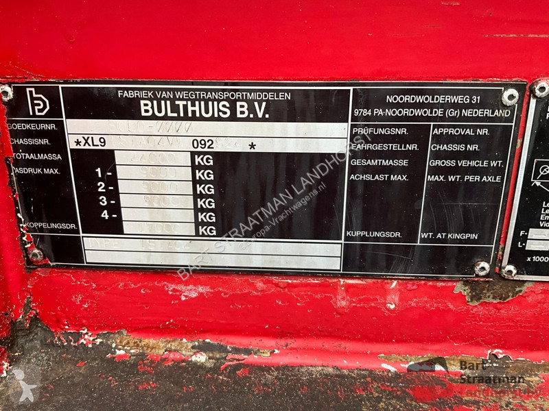 Semi reboque Bulthuis TSTA04 3 Assen Aluminium...