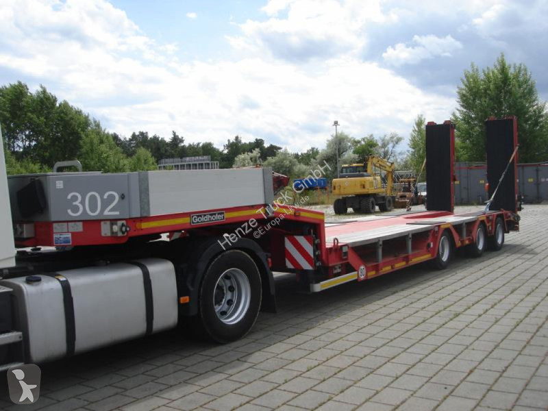 Semitrailer Goldhofer Satteltieflader STN-L 3...