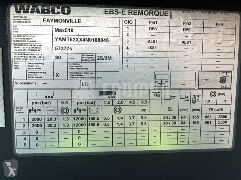 Semi reboque Faymonville Max 510