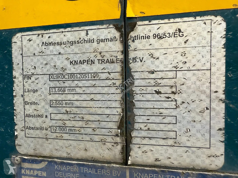 نصف مقطورة  K100 92m3 Cargo Floor 10MM BPW