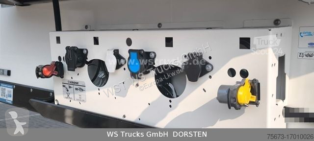 Semitrailer Krone Kühlauflieger Carrier Vector...