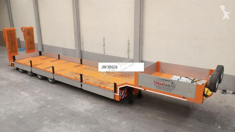 نصف مقطورة Donat 4 axle lowbed with aluminum...