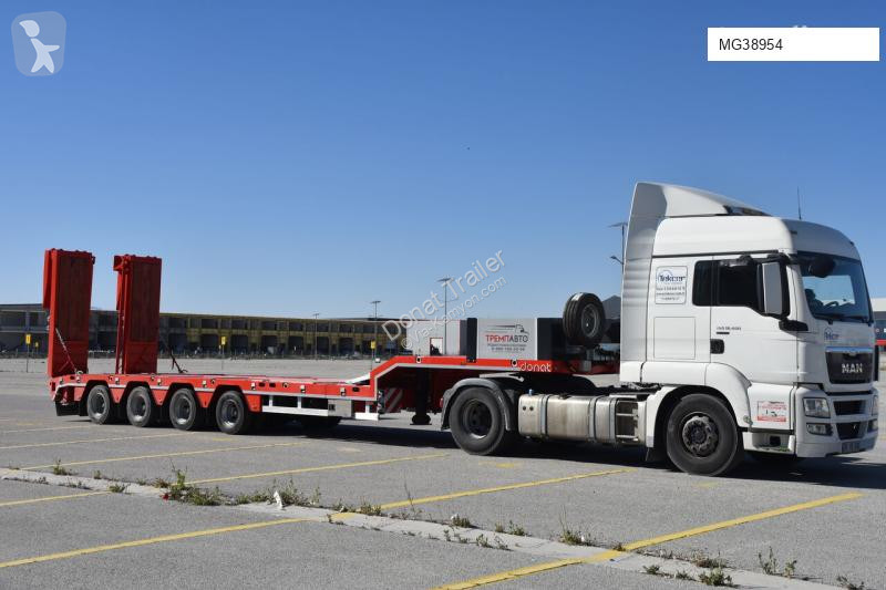 Semiremorca Donat 4 axle lowbed for heavy duty...
