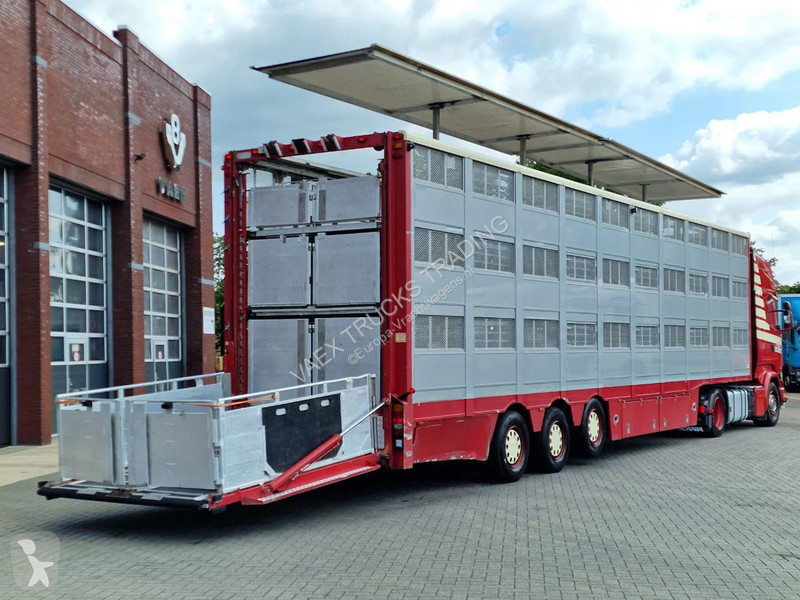 Semiremorca Berdex Scania R450 + 3 deck...