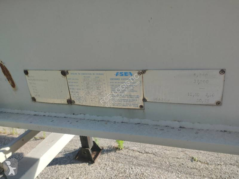 Semitrailer Asca chassis surbaissé ADR 20/30/40