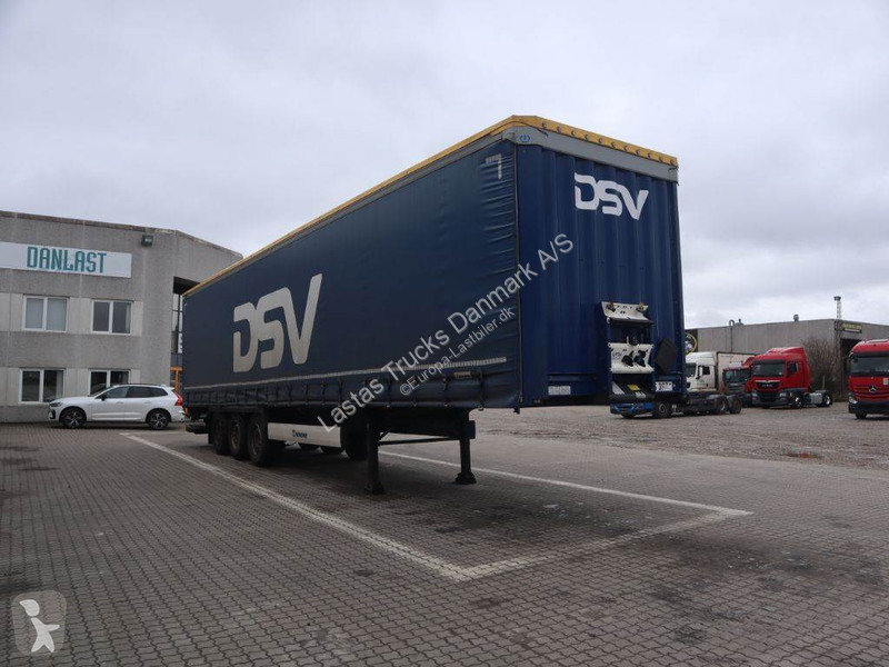 Oplegger Krone 3 axle curtainside trailer