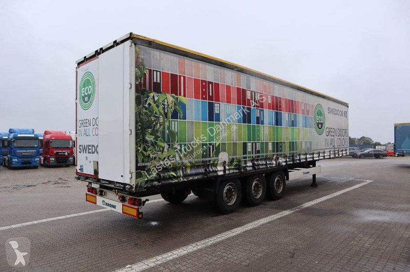 Sættevogn Krone 3 axle curtainside trailer