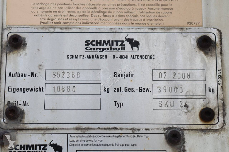 Semirimorchio Schmitz Cargobull 24