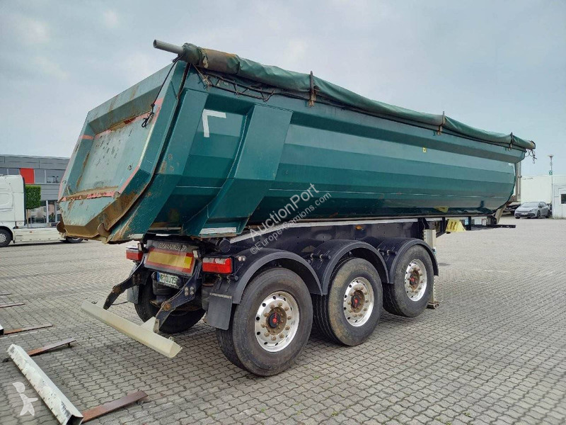 Semitrailer  Kipper Stahlrundmulde