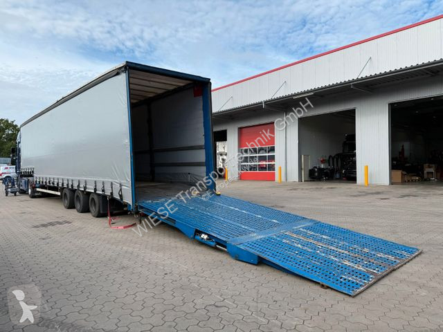 Oplegger Dinkel Gabelstapler-Transporter mit Rampe