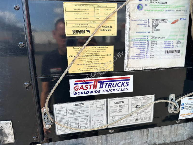 Semitrailer Schmitz Cargobull Schuifzeil met...