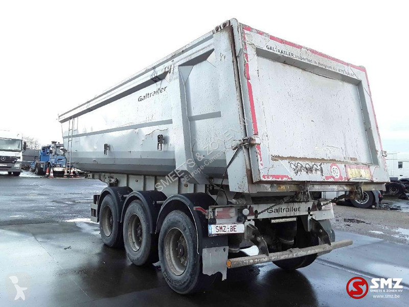 نصف مقطورة Galtrailer Oplegger Steel acier