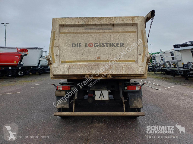 نصف مقطورة Meiller Kipper Stahlrundmulde 26m³