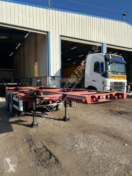 نصف مقطورة Fruehauf Trailer Chassis Coupling...