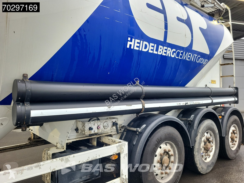 Semi remorque  SVM 39000L Liftachse Cement