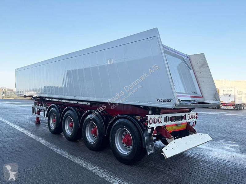 Semi remorque Kel-Berg Tipper / Alukastenmulde...