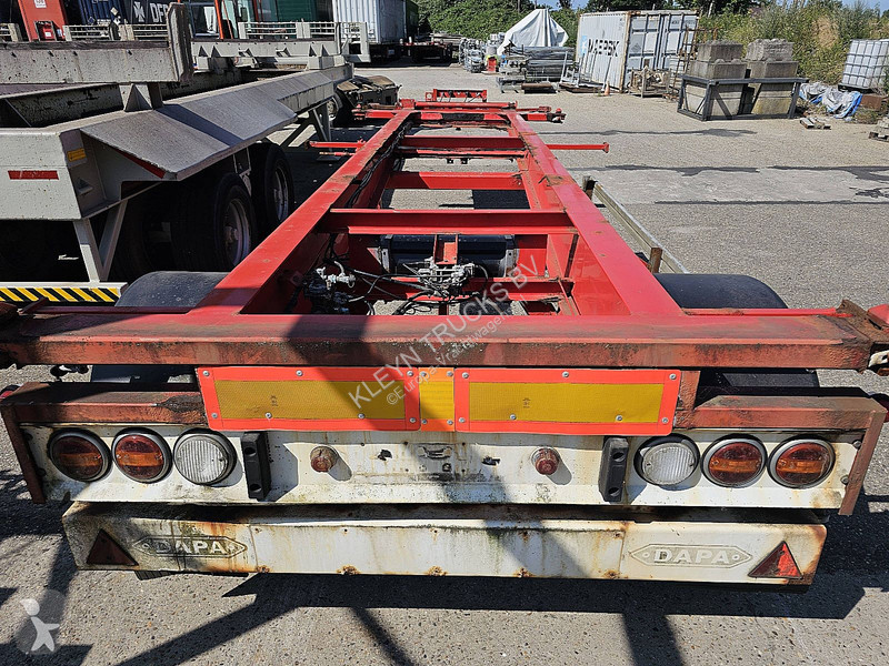 نصف مقطورة Dapa 20 FT CONTAINER 1 AXLE BPW DRUM