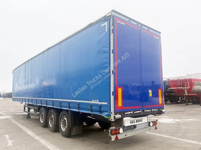 نصف مقطورة Kel-Berg Curtainsider / Planenauflieger
