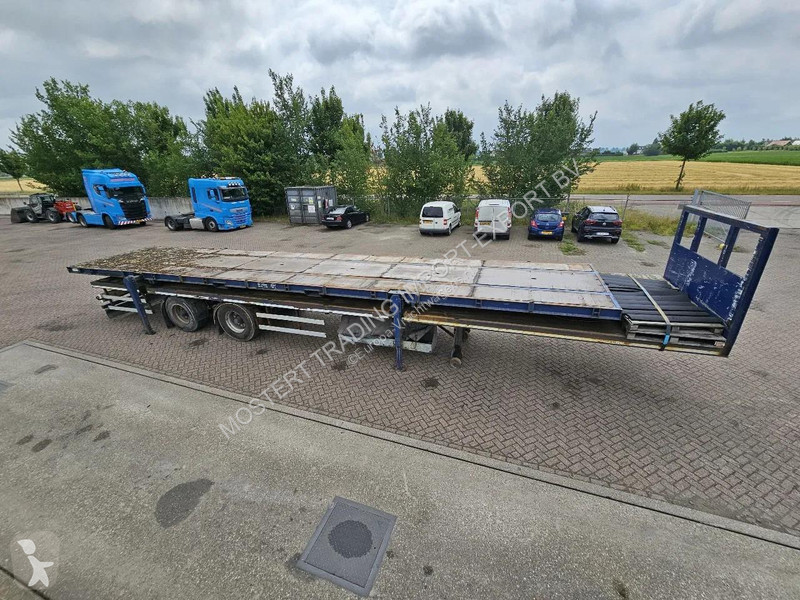 نصف مقطورة  3 Deckers 3 Flatbed Semi-Trailer -...
