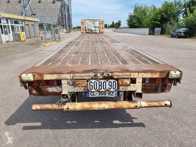 نصف مقطورة Titan Mercedes Titan 3-axle flatbed...