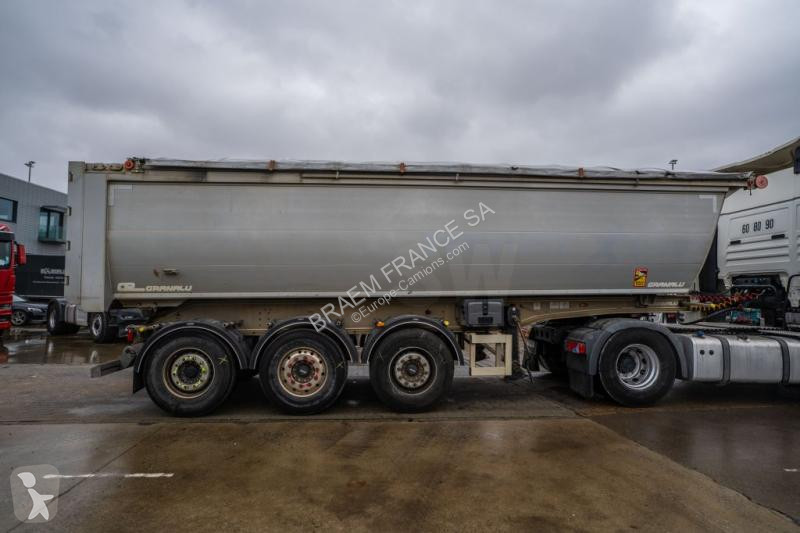 نصف مقطورة Granalu  ALU- TP 28m3 +BACHE ELEC...