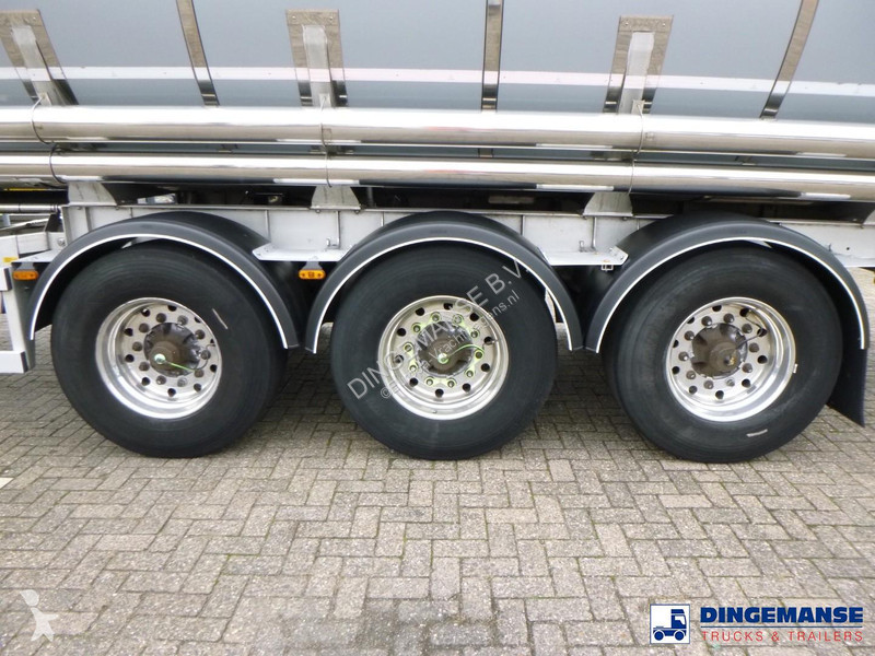 نصف مقطورة Van Hool Food tank inox 62 m3 / 3 comp