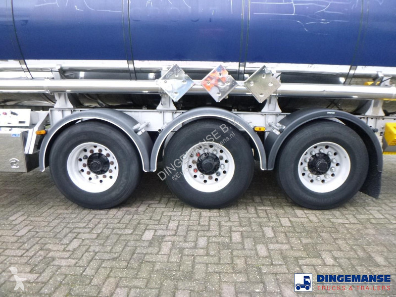نصف مقطورة Burg Chemical tank inox L4BH 30 m3 /...