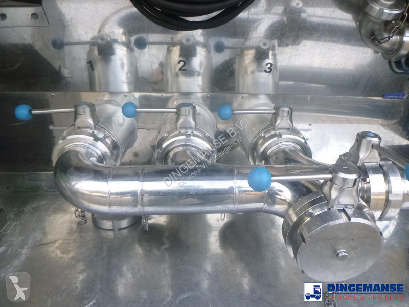 نصف مقطورة LAG Food tank inox 32m3 / 3 comp +...
