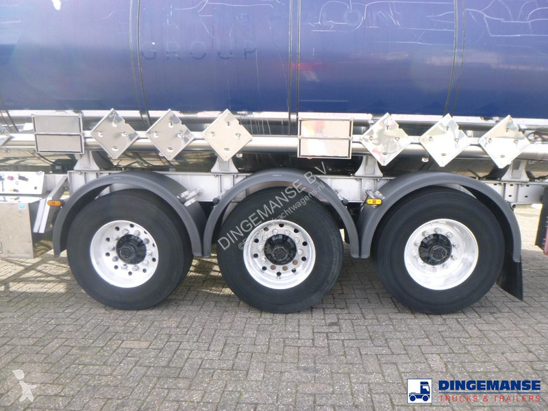 نصف مقطورة Burg Chemical tank inox L4BH 32.5 m3...