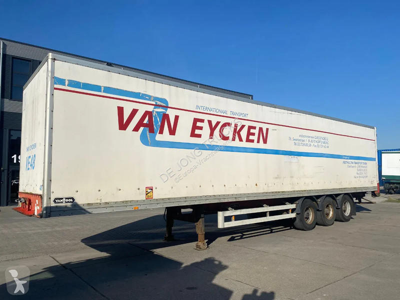 نصف مقطورة Van Hool Closed box / SAF + Drum /...