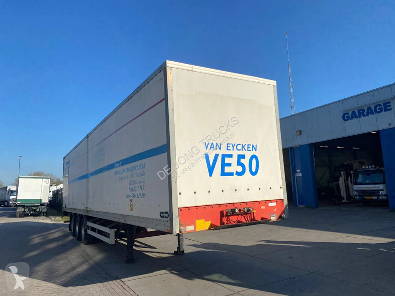نصف مقطورة Van Hool Closed box / SAF + Drum /...