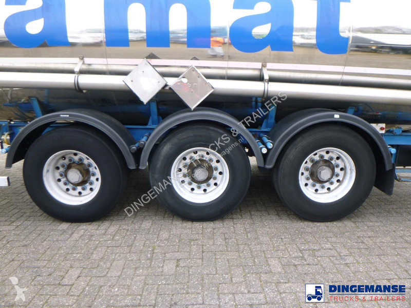 نصف مقطورة Magyar Chemical tank inox L4BH 32.9...