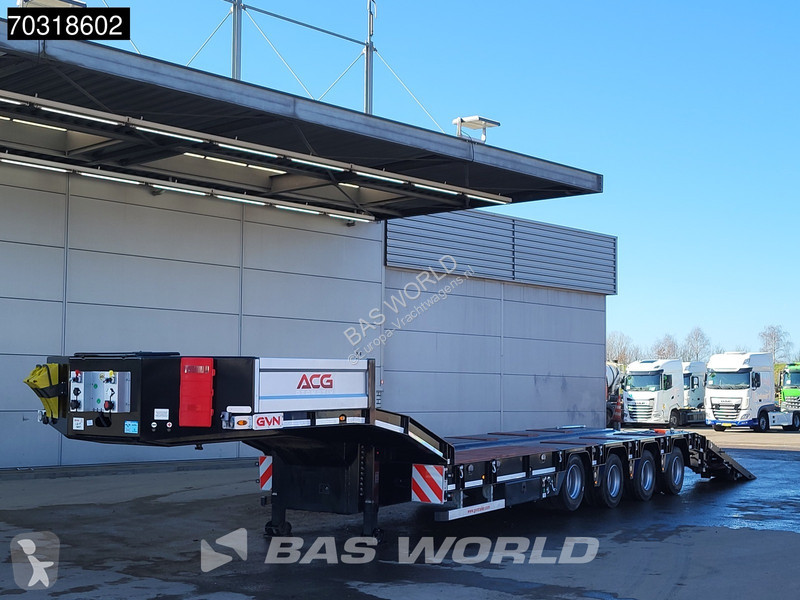 نصف مقطورة  LOWBED 4 axles NEW! Lifting Axle +...