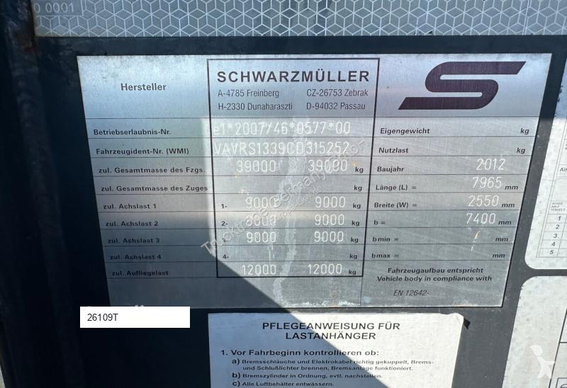 Semiremorca Schwarzmüller 663 SPA 3/E