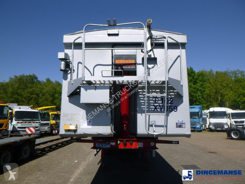 نصف مقطورة Wilcox Tipper trailer alu 55 m3 +...