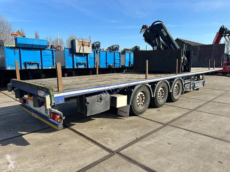 نصف مقطورة Fruehauf MET 3 AXLE SAF + HIAB 122E...