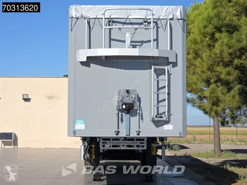 نصف مقطورة Kraker trailers CF-Z Track 10mm 92m3...
