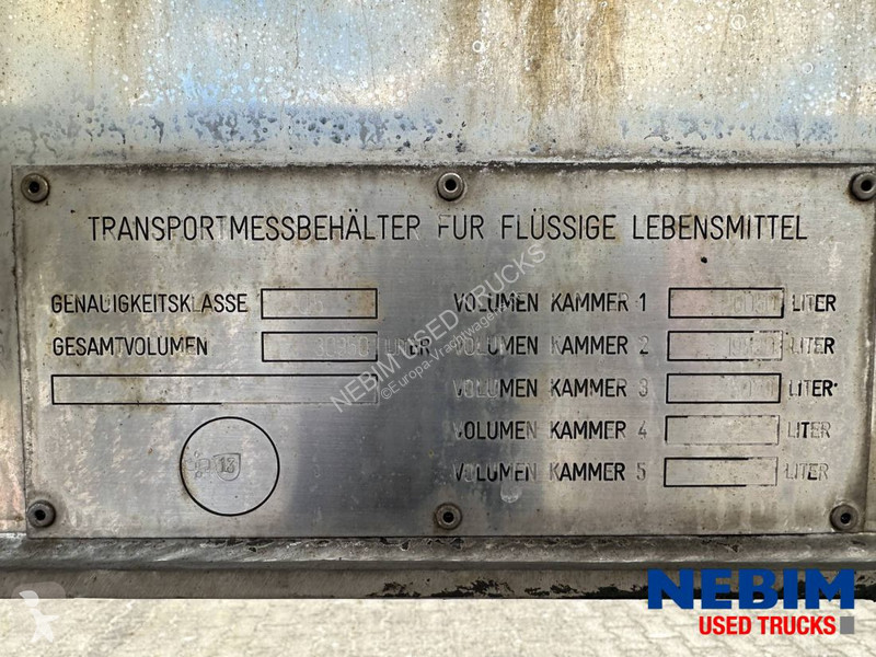 نصف مقطورة Feldbinder TSA 31.3 - 3 chamber -...