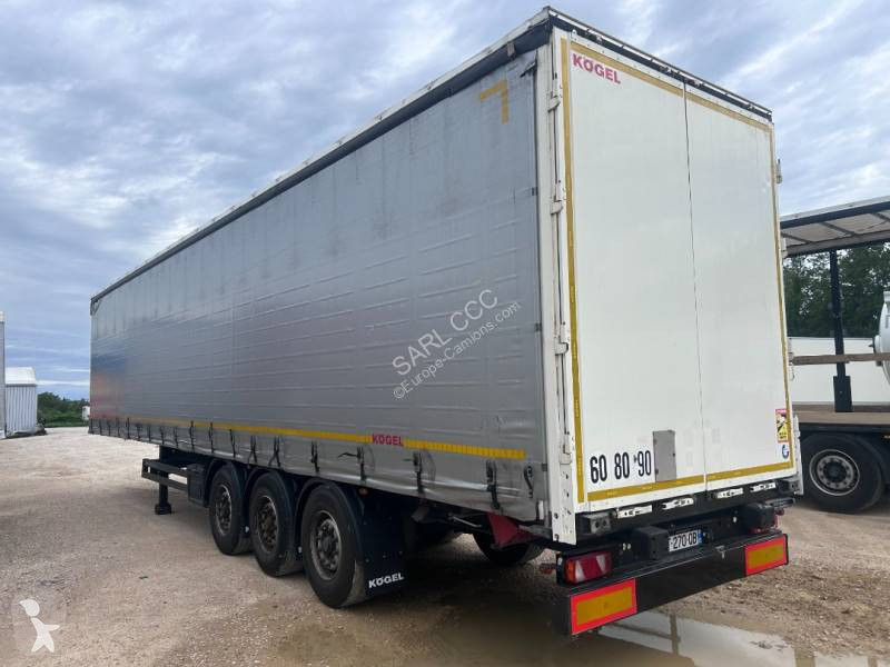 Semitrailer Kögel FT-270-QB ESSIEU RELEVABLE