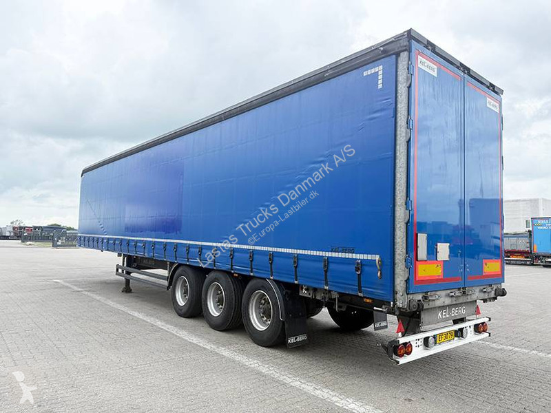 نصف مقطورة Kel-Berg Curtainsider / Planenauflieger