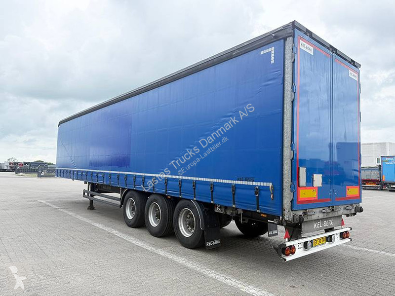 نصف مقطورة Kel-Berg Curtainsider / Planenauflieger