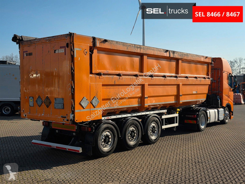نصف مقطورة Kempf MULDE MIT KLAPPE!! / VOLVO 500...