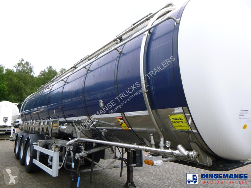 Semi remorque LAG Chemical tank inox L4BH 32.5...