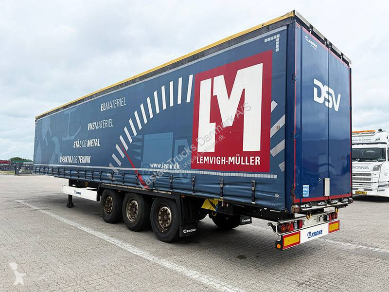 نصف مقطورة Krone Curtainsider / Planenauflieger