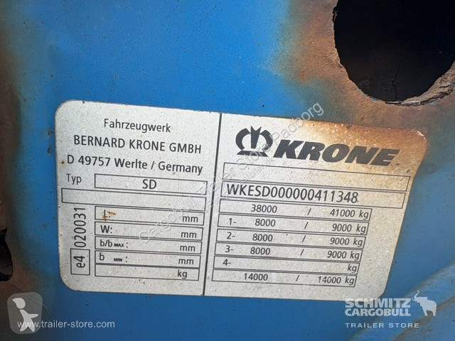 Sættevogn Krone Containerfahrgestell Standard