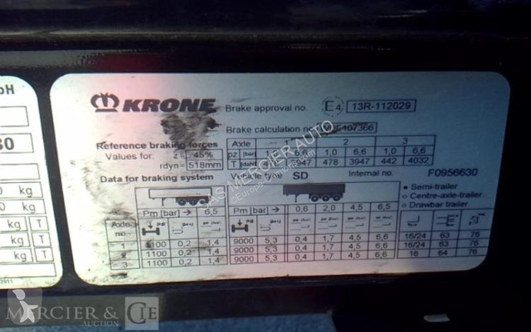 Krone n/c semi-trailer